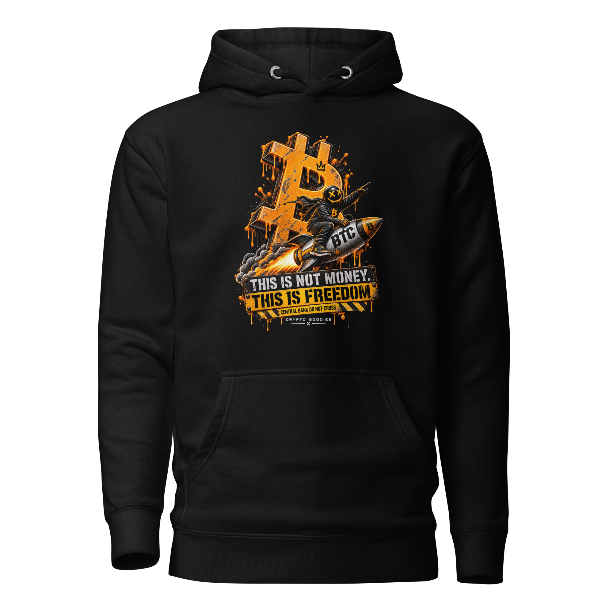 Bitcoin Rocket Man Hoodie - Image 3