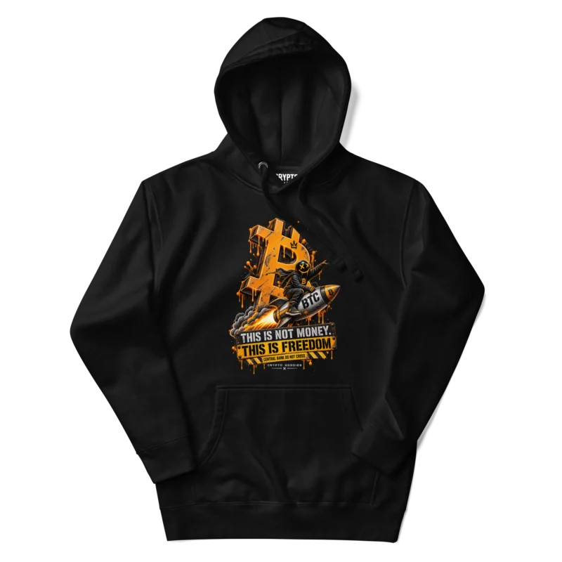 Bitcoin Rocket Man Hoodie