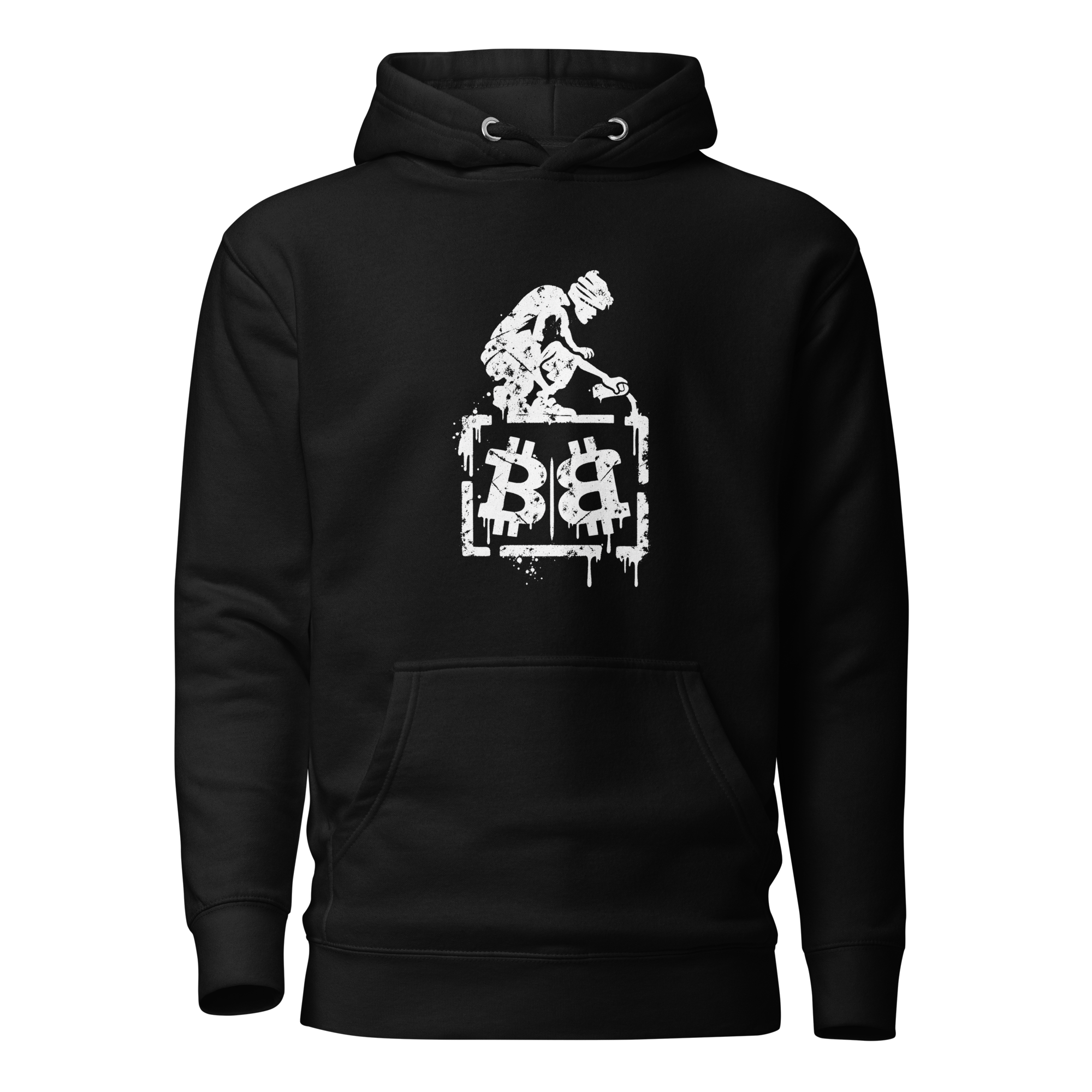 Bitcoin Street Art Hoodie - Image 3