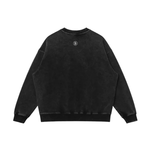 Breaking Banks Super Heavyweight Oversized Faded Sweatshirt