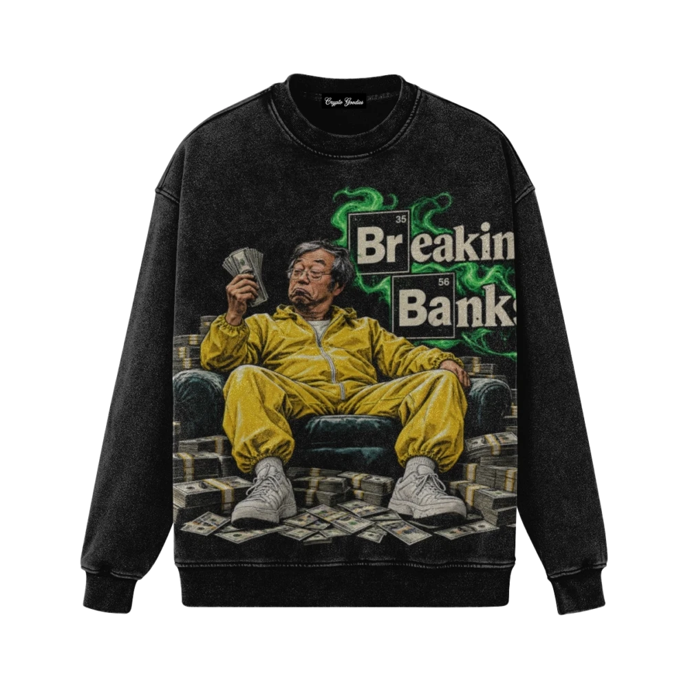 Breaking Banks Super Heavyweight Oversized Faded Sweatshirt - Image 3