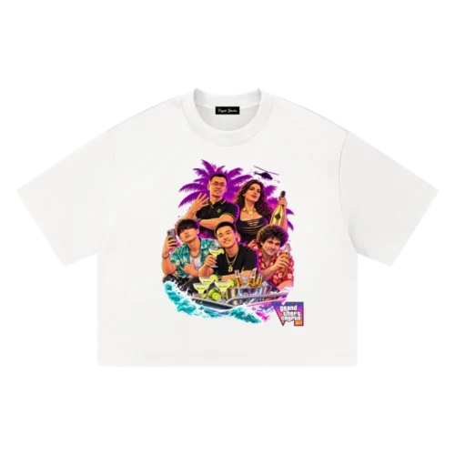 Grand Theft Crypto Heavyweight Boxy T-Shirt