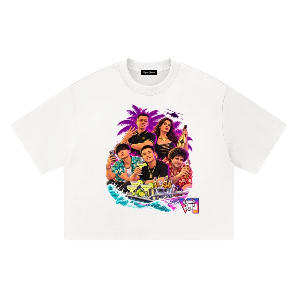 Grand Theft Crypto Heavyweight Boxy T-Shirt