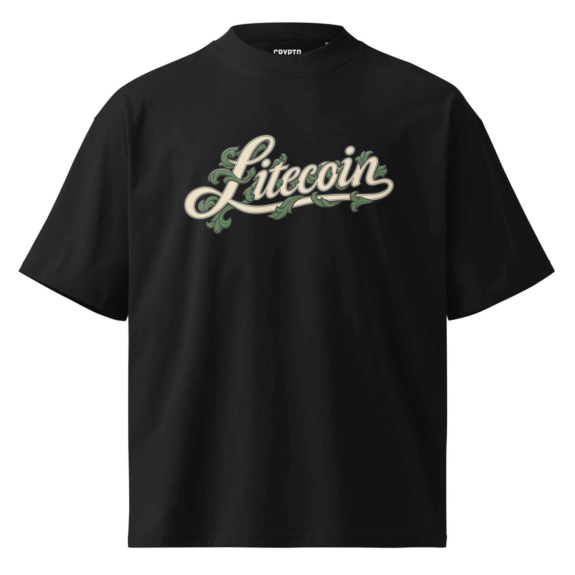 Litecoin Ornate Logo Oversized T-Shirt