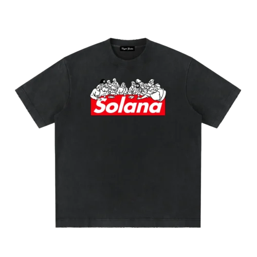 Solana Last Supper Heavyweight Vintage T-Shirt