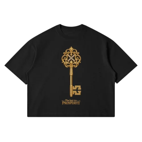 XRP: The Key to Prosperity Distressed Oversized Tee